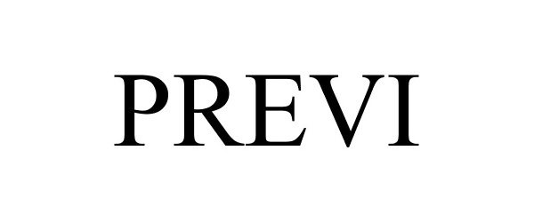 Trademark Logo PREVI