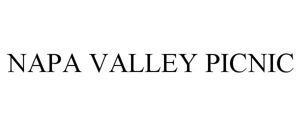 Trademark Logo NAPA VALLEY PICNIC