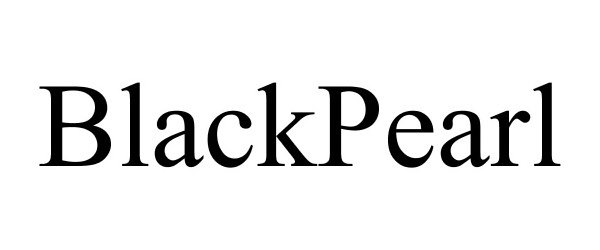 Trademark Logo BLACKPEARL