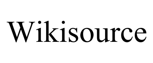 Trademark Logo WIKISOURCE