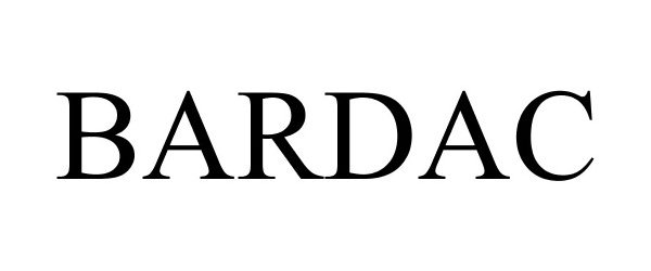 Trademark Logo BARDAC
