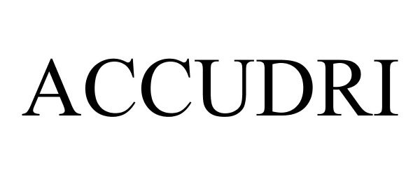 Trademark Logo ACCUDRI