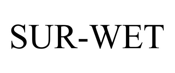 Trademark Logo SUR-WET