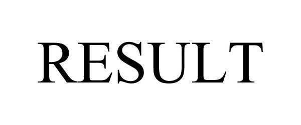 Trademark Logo RESULT