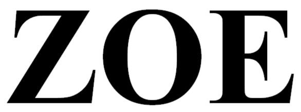 Trademark Logo ZOE