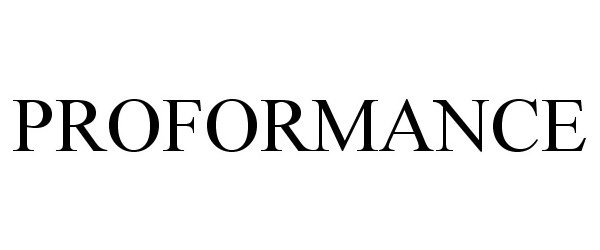 Trademark Logo PROFORMANCE