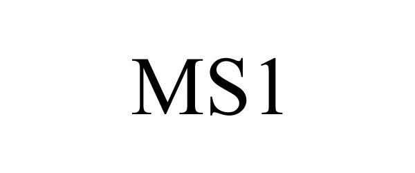 Trademark Logo MS1