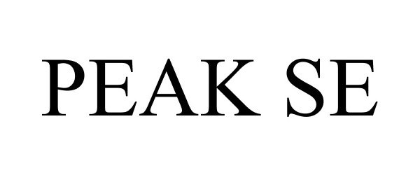 Trademark Logo PEAK SE