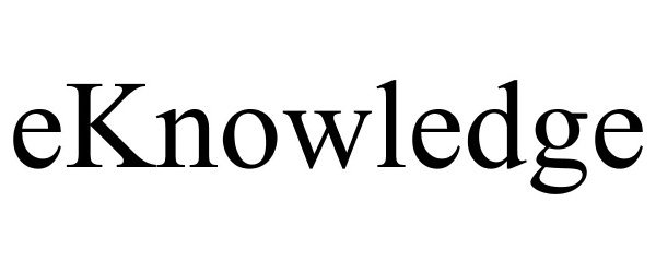 Trademark Logo EKNOWLEDGE