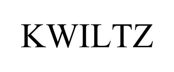 Trademark Logo KWILTZ