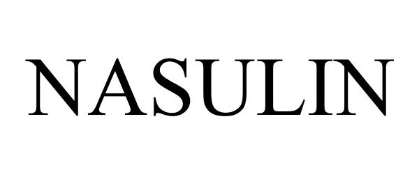 Trademark Logo NASULIN