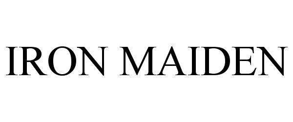 Trademark Logo IRON MAIDEN
