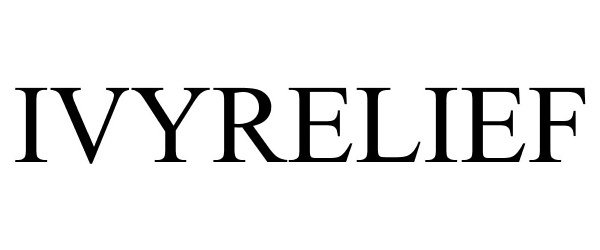 Trademark Logo IVYRELIEF