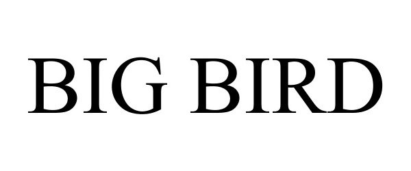 Trademark Logo BIG BIRD