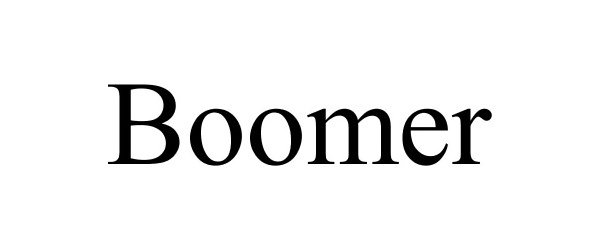 Trademark Logo BOOMER