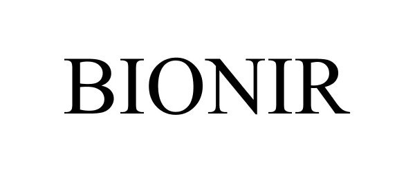 Trademark Logo BIONIR