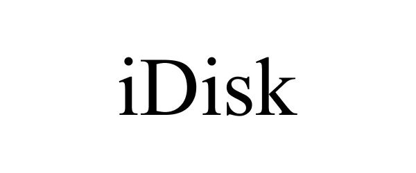 Trademark Logo IDISK