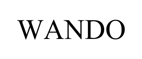 Trademark Logo WANDO