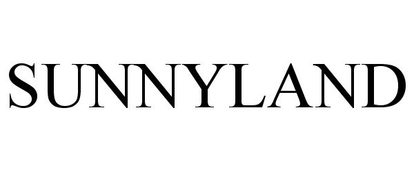 Trademark Logo SUNNYLAND