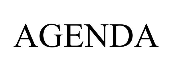 Trademark Logo AGENDA