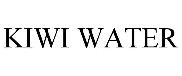 Trademark Logo KIWI WATER