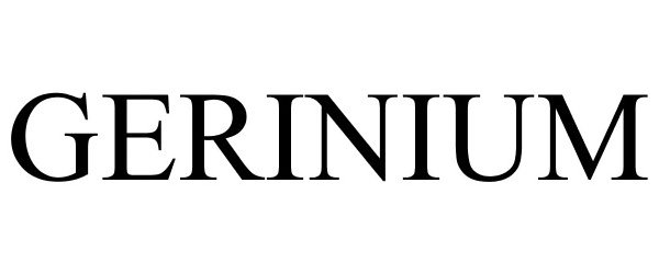 Trademark Logo GERINIUM