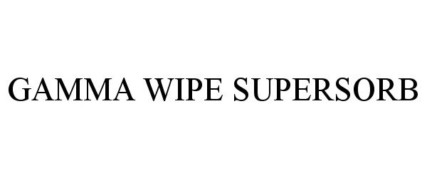  GAMMA WIPE SUPERSORB