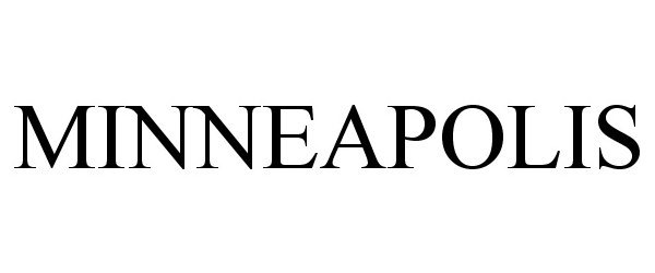 Trademark Logo MINNEAPOLIS