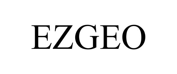 Trademark Logo EZGEO