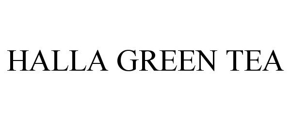  HALLA GREEN TEA