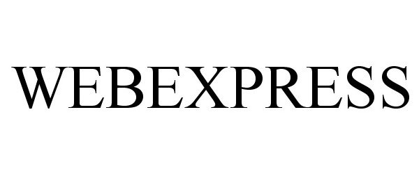 Trademark Logo WEBEXPRESS