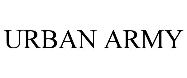 Trademark Logo URBAN ARMY