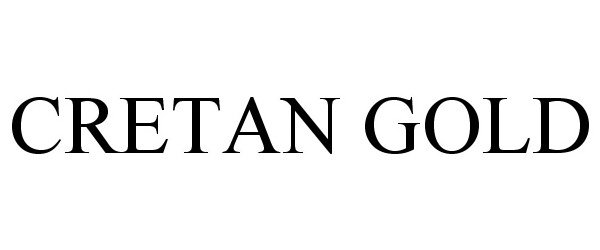 Trademark Logo CRETAN GOLD