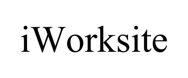 Trademark Logo IWORKSITE
