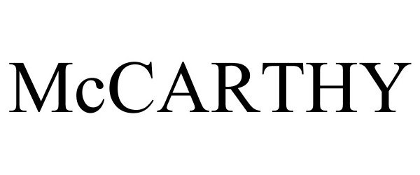 Trademark Logo MCCARTHY