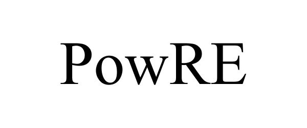 Trademark Logo POWRE