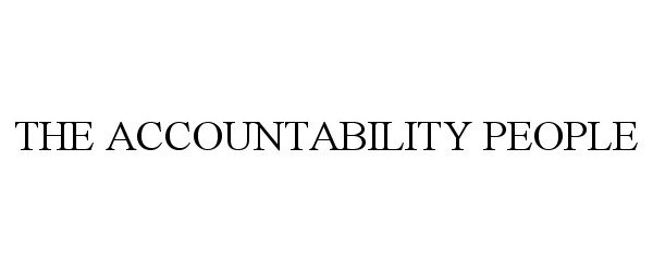 THE ACCOUNTABILITY PEOPLE