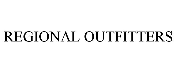 Trademark Logo REGIONAL OUTFITTERS