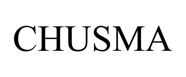 Trademark Logo CHUSMA