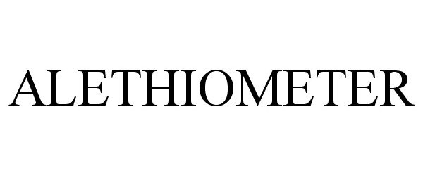 Trademark Logo ALETHIOMETER