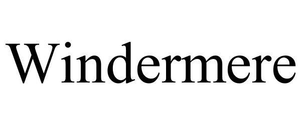 Trademark Logo WINDERMERE