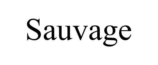 Trademark Logo SAUVAGE