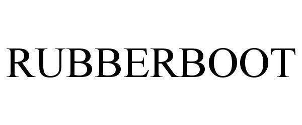 Trademark Logo RUBBERBOOT