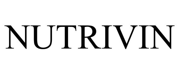 Trademark Logo NUTRIVIN