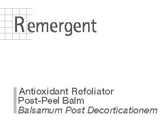 Trademark Logo REMERGENT ANTIOXIDANT REFOLIATOR POST-PEEL BALM BALSAMUM POST DECORTICATIONEM