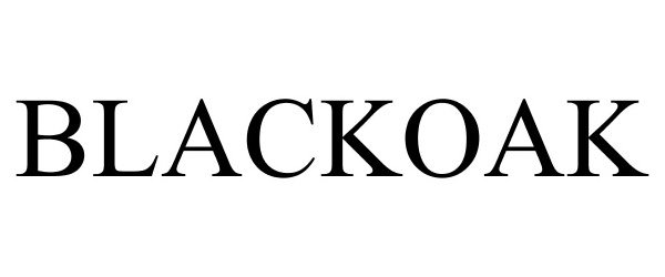 Trademark Logo BLACKOAK