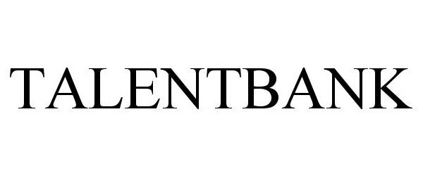 Trademark Logo TALENTBANK