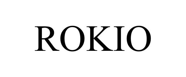 Trademark Logo ROKIO