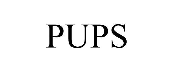 Trademark Logo PUPS