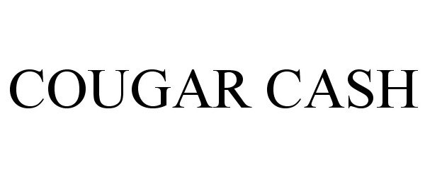 Trademark Logo COUGAR CASH